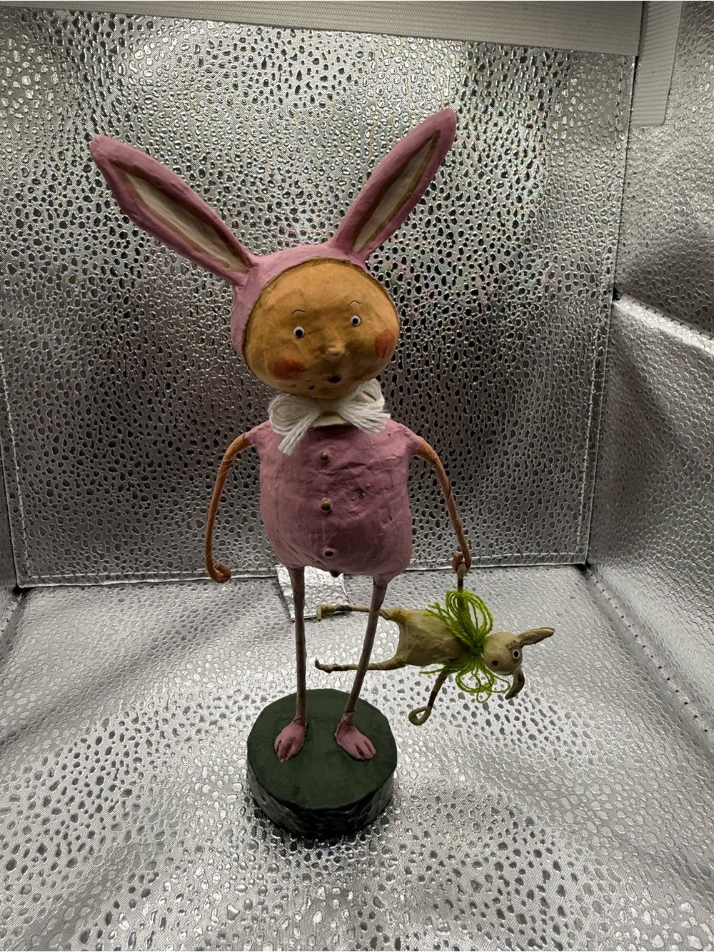 Vintage Lori Mitchell Pink Bunny from the Bunny Skins Trio